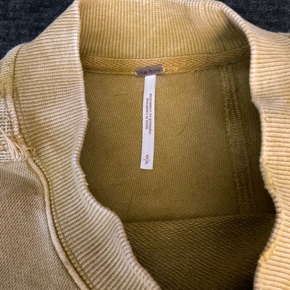 Free People Iggy Pullover, size Small, color Untold Gold, like new! - Picture 9 of 10